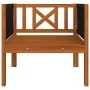 Gartenstuhl mit Kissen aus massivem Akazienholz von vidaXL, Modulare Sofas für den Außenbereich - Ref: Foro24-312432, Preis: ...
