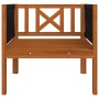 Silla de jardín con cojín madera maciza de acacia de vidaXL, Sofás modulares de exterior - Ref: Foro24-312432, Precio: 90,07 ...