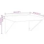 Estante de pared acero inoxidable plateado 50x45x31 cm de , Estantes y estanterías - Ref: Foro24-30276, Precio: 59,86 €, Desc...