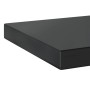 Wandregale 2 Stück Edelstahl schwarz 50x23,5x3 cm von , Regale und Regale - Ref: Foro24-30295, Preis: 34,96 €, Rabatt: %