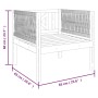 Gartenstuhl mit Kissen aus massivem Akazienholz von vidaXL, Modulare Sofas für den Außenbereich - Ref: Foro24-312432, Preis: ...