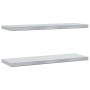 Wandregale 2 Stück Edelstahl silber 75x23,5x3 cm von , Regale und Regale - Ref: Foro24-30283, Preis: 60,77 €, Rabatt: %