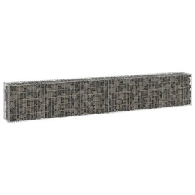 Gabionenwand mit verzinkten Stahlabdeckungen 300x30x50 cm von vidaXL, Zaunpaneele - Ref: Foro24-147820, Preis: 97,43 €, Rabat...