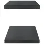 Wandregale 2 Stück Edelstahl schwarz 100x30x3 cm von , Regale und Regale - Ref: Foro24-30288, Preis: 58,27 €, Rabatt: %