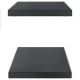 Wandregale 2 Stück Edelstahl schwarz 100x30x3 cm von , Regale und Regale - Ref: Foro24-30288, Preis: 62,67 €, Rabatt: %