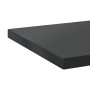 Wandregale 2 Stück Edelstahl schwarz 100x30x3 cm von , Regale und Regale - Ref: Foro24-30288, Preis: 62,67 €, Rabatt: %