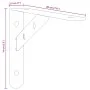 Soportes de estante 4 uds acero inoxidable plata 20x2,5x14 cm de , Estantes y estanterías - Ref: Foro24-30297, Precio: 18,83 ...