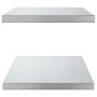 Wandregale 2 Stück Edelstahl silber 75x40x3 cm von , Regale und Regale - Ref: Foro24-30281, Preis: 48,23 €, Rabatt: %
