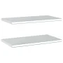 Estantes de pared 2 uds acero inoxidable plateado 75x40x3 cm by , Shelves and shelves - Ref: Foro24-30281, Price: 47,50 €, Di...