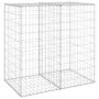 Gabionenwand mit Abdeckungen aus verzinktem Stahl 100x60x100 cm von vidaXL, Zaunpaneele - Ref: Foro24-147813, Preis: 66,70 €,...