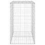 Gabionenwand mit Abdeckungen aus verzinktem Stahl 100x60x100 cm von vidaXL, Zaunpaneele - Ref: Foro24-147813, Preis: 66,70 €,...