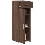 Aparador de madera de ingeniería marrón roble 30x42,5x93 cm by , Sideboards - Ref: Foro24-846277, Price: 69,80 €, Discount: %
