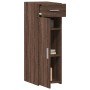 Aparador de madera de ingeniería marrón roble 30x42,5x93 cm by , Sideboards - Ref: Foro24-846277, Price: 71,01 €, Discount: %