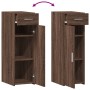 Aparador de madera de ingeniería marrón roble 30x42,5x93 cm by , Sideboards - Ref: Foro24-846277, Price: 71,01 €, Discount: %