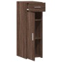 Aparador de madera de ingeniería marrón roble 30x42,5x93 cm by , Sideboards - Ref: Foro24-846277, Price: 71,01 €, Discount: %