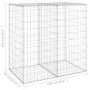 Gabionenwand mit Abdeckungen aus verzinktem Stahl 100x60x100 cm von vidaXL, Zaunpaneele - Ref: Foro24-147813, Preis: 66,70 €,...