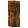 Aparador de madera de ingeniería roble ahumado 30x42,5x93 cm by , Sideboards - Ref: Foro24-846275, Price: 59,67 €, Discount: %