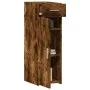 Aparador de madera de ingeniería roble ahumado 30x42,5x93 cm de , Aparadores - Ref: Foro24-846275, Precio: 58,88 €, Descuento: %