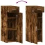 Aparador de madera de ingeniería roble ahumado 30x42,5x93 cm de , Aparadores - Ref: Foro24-846275, Precio: 58,88 €, Descuento: %