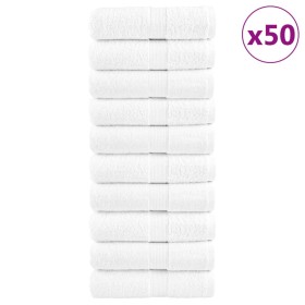 Toallas de invitados SOLUND 50 unidades blanco 30x50 cm 600 gsm by , Towels - Ref: Foro24-137123, Price: 105,39 €, Discount: %