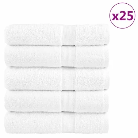 Badehandtücher SOLUND 25 Stück weiß 100x150 cm 600 gsm von , Handtücher - Ref: Foro24-137135, Preis: 404,61 €, Rabatt: %