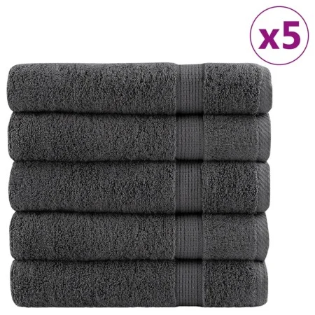 Duschhandtücher SOLUND 25 Stück Anthrazit 70x140 cm 600 g/m² von , Handtücher - Ref: Foro24-137163, Preis: 260,22 €, Rabatt: %