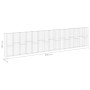 Muro de gaviones con cubiertas acero galvanizado 900x30x200 cm de vidaXL, Paneles de vallas - Ref: Foro24-147819, Precio: 712...