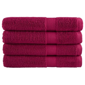 Toallas de sauna SOLUND 4 unidades burdeos 80x200 cm 600 gsm de , Toallas - Ref: Foro24-137219, Precio: 76,71 €, Descuento: %