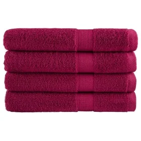 Toallas de sauna SOLUND 4 unidades burdeos 80x200 cm 600 gsm by , Towels - Ref: Foro24-137219, Price: 75,33 €, Discount: %