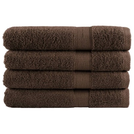 Premium-Handtücher SOLUND, 4 Stück, braun, 100x200 cm, 600 g/m². von , Handtücher - Ref: Foro24-137246, Preis: 111,82 €, Raba...