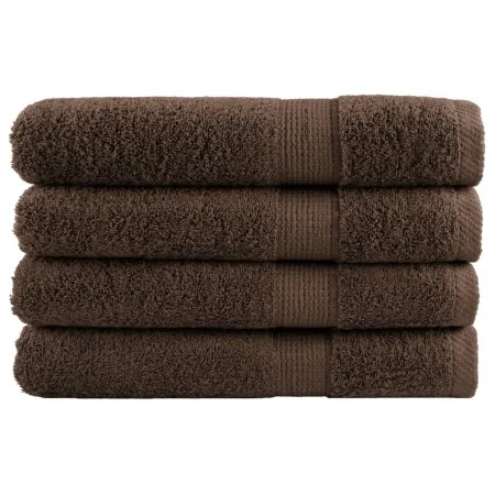 Toallas premium SOLUND 4 unidades marrón 100x200 cm 600 gsm by , Towels - Ref: Foro24-137246, Price: 105,43 €, Discount: %