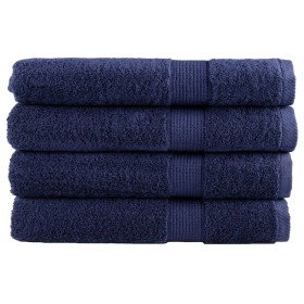 Toallas de sauna SOLUND 4 uds azul marino 80x200 cm 600 gsm von , Handtücher - Ref: Foro24-137267, Preis: 83,90 €, Rabatt: %
