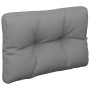 Cojín para sofá de palets tela gris 50x40x12 cm by , Cushions for chairs and sofas - Ref: Foro24-360536, Price: 23,24 €, Disc...