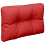 Cojín para sofá de palets de tela rojo 50x40x12 cm by , Cushions for chairs and sofas - Ref: Foro24-360541, Price: 18,50 €, D...