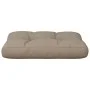 Cojín para sofá de palets de tela gris taupé 50x40x12 cm by , Cushions for chairs and sofas - Ref: Foro24-360543, Price: 25,1...