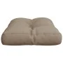 Cojín para sofá de palets de tela gris taupé 50x40x12 cm by , Cushions for chairs and sofas - Ref: Foro24-360543, Price: 25,1...