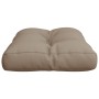 Cojín para sofá de palets de tela gris taupé 50x40x12 cm by , Cushions for chairs and sofas - Ref: Foro24-360543, Price: 26,9...