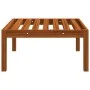 Gartenhocker mit Kissen aus massivem Akazienholz von vidaXL, Modulare Sofas für den Außenbereich - Ref: Foro24-312430, Preis:...