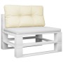 Kissen für Palettensofa, cremefarbenes Stoff, 70x40x12 cm. von , Kissen für Stühle und Sofas - Ref: Foro24-360581, Preis: 27,...