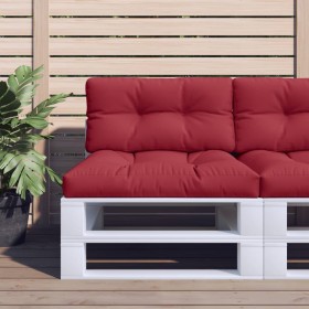 Cojín para sofá de palets de tela rojo tinto 70x40x12 cm by , Cushions for chairs and sofas - Ref: Foro24-360588, Price: 28,3...
