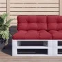 Cojín para sofá de palets de tela rojo tinto 70x40x12 cm by , Cushions for chairs and sofas - Ref: Foro24-360588, Price: 27,7...