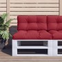 Cojín para sofá de palets de tela rojo tinto 70x40x12 cm by , Cushions for chairs and sofas - Ref: Foro24-360588, Price: 28,3...