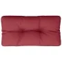 Cojín para sofá de palets de tela rojo tinto 70x40x12 cm by , Cushions for chairs and sofas - Ref: Foro24-360588, Price: 27,7...