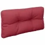 Cojín para sofá de palets de tela rojo tinto 70x40x12 cm by , Cushions for chairs and sofas - Ref: Foro24-360588, Price: 27,7...