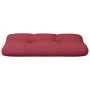 Cojín para sofá de palets de tela rojo tinto 70x40x12 cm by , Cushions for chairs and sofas - Ref: Foro24-360588, Price: 27,7...