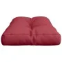 Cojín para sofá de palets de tela rojo tinto 70x40x12 cm by , Cushions for chairs and sofas - Ref: Foro24-360588, Price: 27,7...