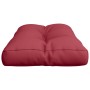 Cojín para sofá de palets de tela rojo tinto 70x40x12 cm by , Cushions for chairs and sofas - Ref: Foro24-360588, Price: 28,3...