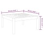 Gartenhocker mit Kissen aus massivem Akazienholz von vidaXL, Modulare Sofas für den Außenbereich - Ref: Foro24-312430, Preis:...