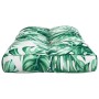 Cojín para palés tela estampado de hojas 80x40x12 cm by , Cushions for chairs and sofas - Ref: Foro24-360613, Price: 25,01 €,...