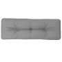 Cojín para sofá de palets tela gris 120x40x12 cm by , Cushions for chairs and sofas - Ref: Foro24-360624, Price: 32,32 €, Dis...